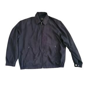 Gary Player Chore Coat Jacket Golf Athletic EUC‎ Faux Suede Full Zip Sz XL Tall